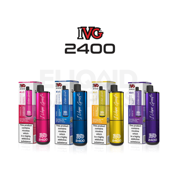 IVG 2400 Puff Disposable Vape Multi Flavour Edition IVG 2400 Puff Disposable Vape Multi Flavour Edition