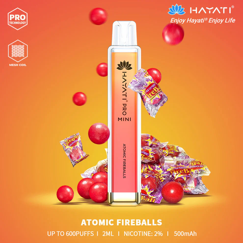 HAYATI PRO MINI 600 DISPOSABLE VAPE - 20MG