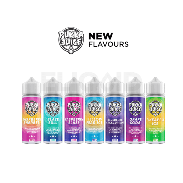 Pukka Juice Shortfill 100ml – 7 NEW FLAVOURS