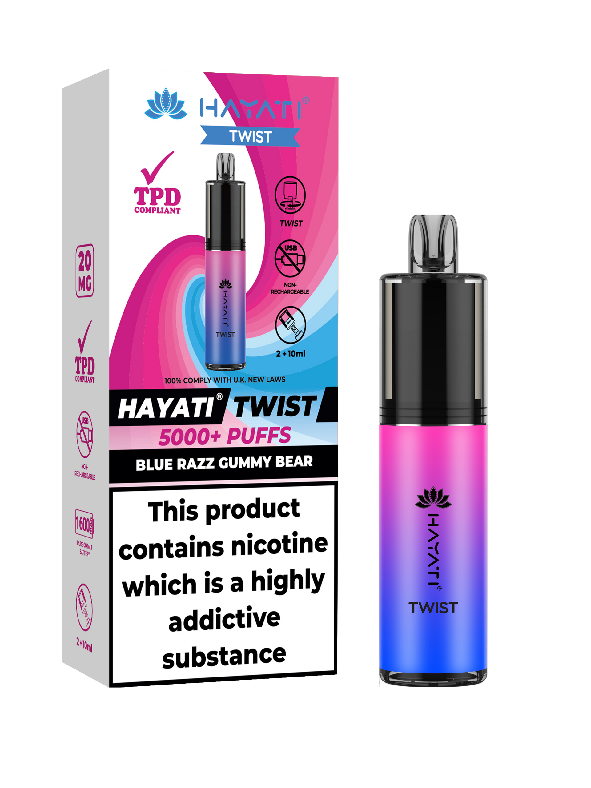 Hayati Twist 5000 Disposable Pod Kit