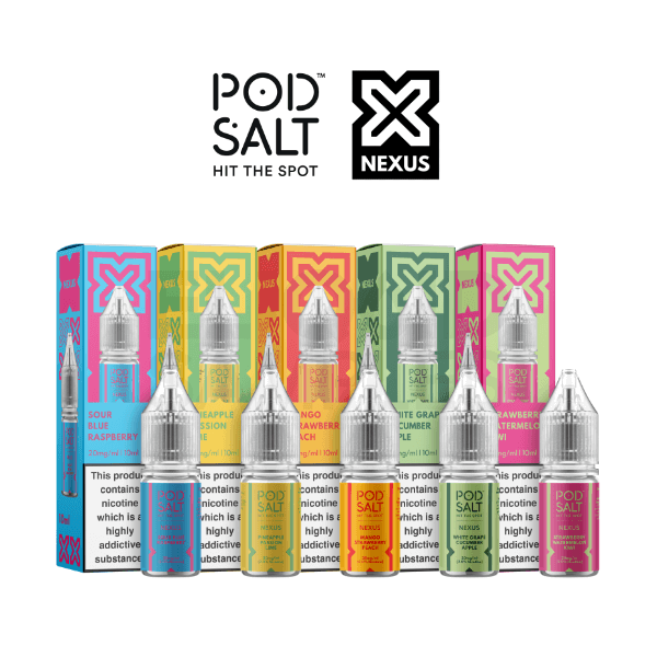 Pod Salt Nexus NEW Tall Box Nic Salts